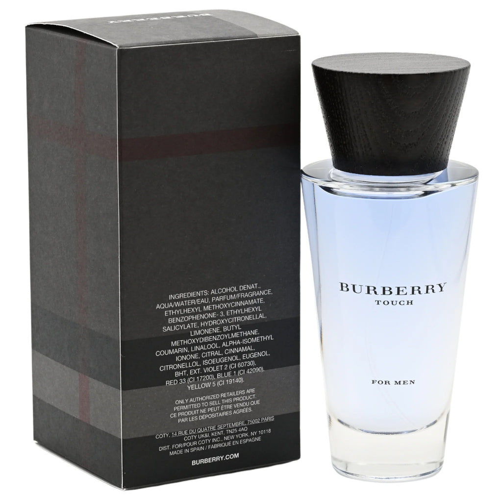 BURBERRY TOUCH by Burberry Cologne for Men EDT 3.3 / 3.4 Oz New in Box