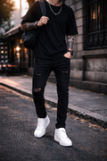 Slim Fit Ripped Jeans