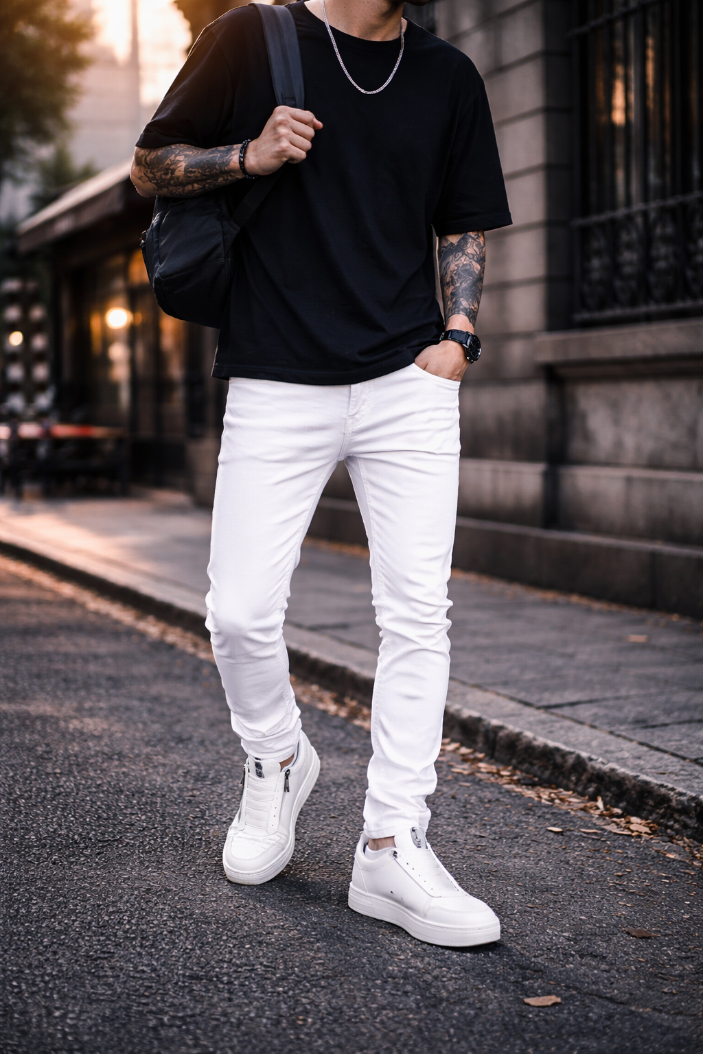 Slim Fit Ripped Jeans